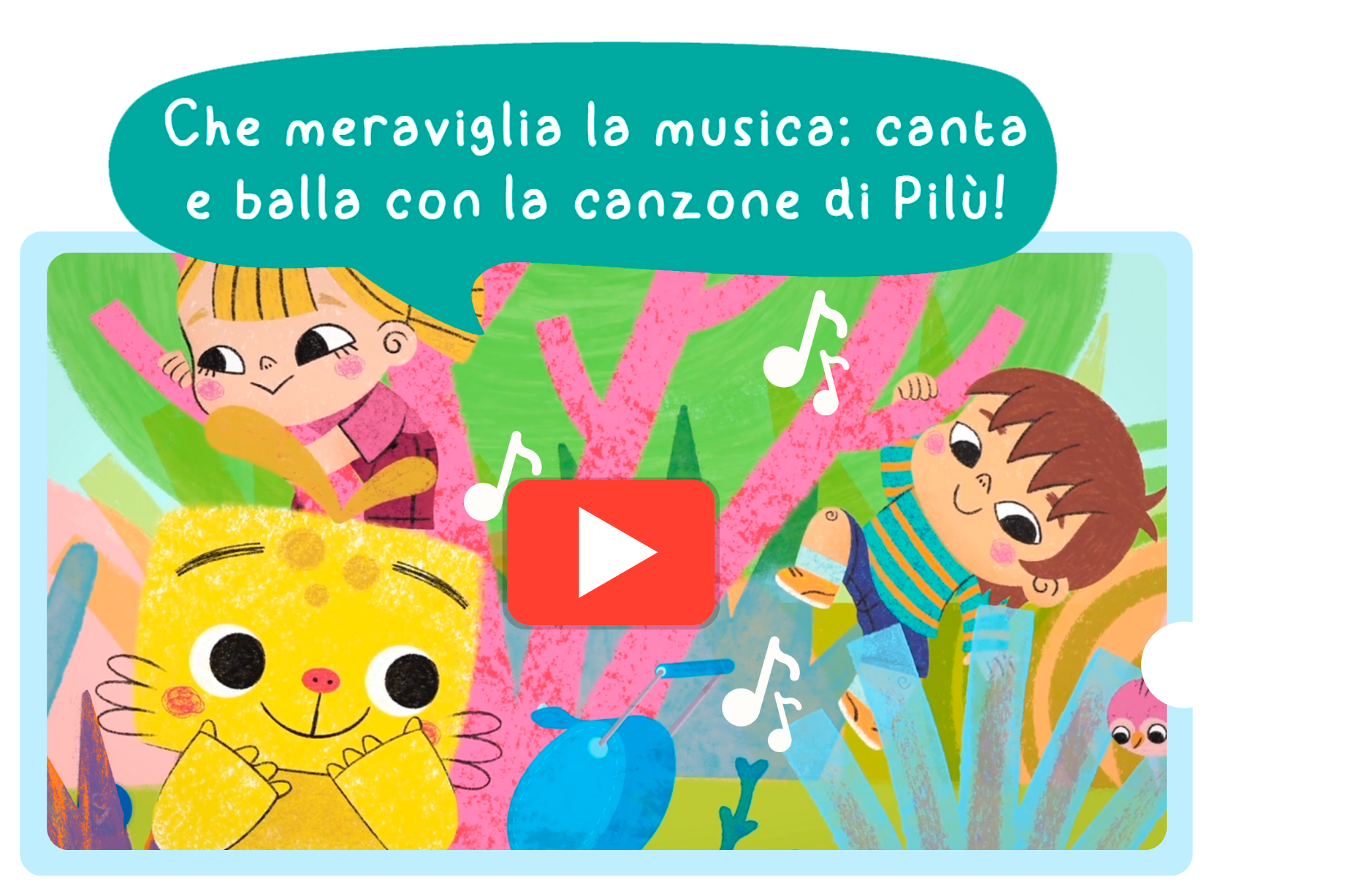 Che meraviglia la musica: canta e balla con la canzone di Pilù!