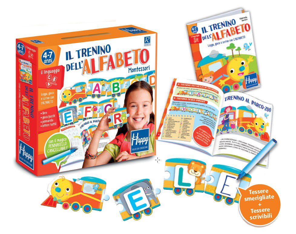 Il trenino dell'alfabeto Montessori - immagine 2