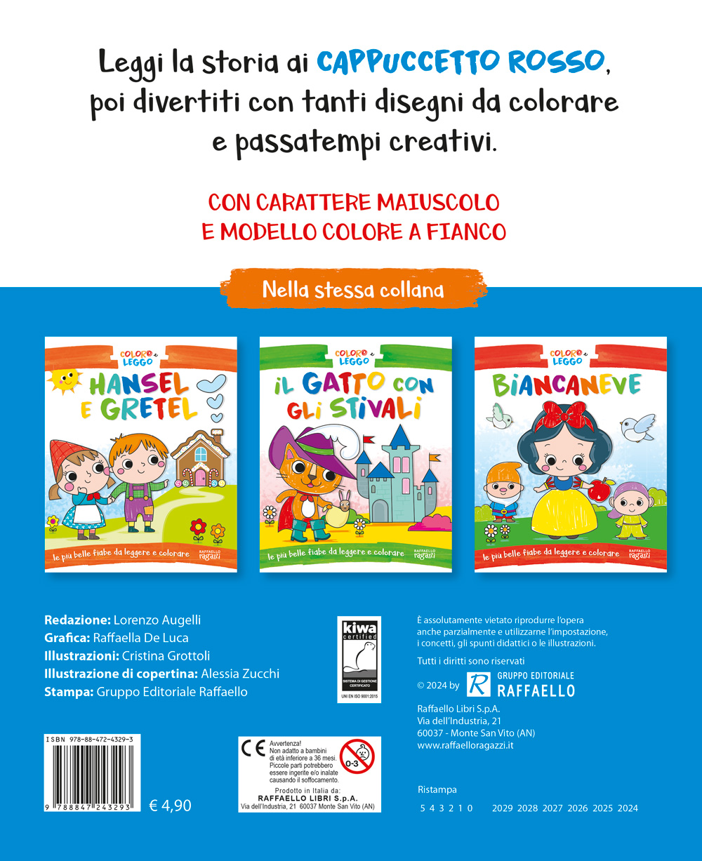 Coloro e leggo - Cappuccetto Rosso - immagine 2